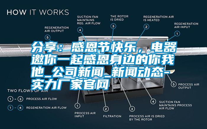 分享：感恩節(jié)快樂，電器邀你一起感恩身邊的你我他_公司新聞_新聞動(dòng)態(tài)-實(shí)力廠家官網(wǎng)