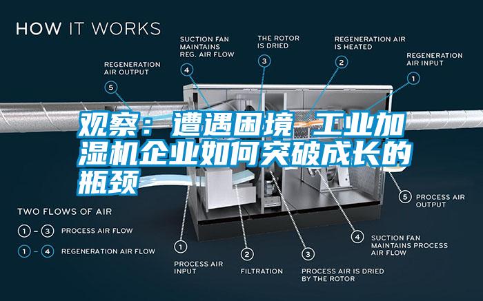 觀察：遭遇困境 工業(yè)加濕機(jī)企業(yè)如何突破成長的瓶頸