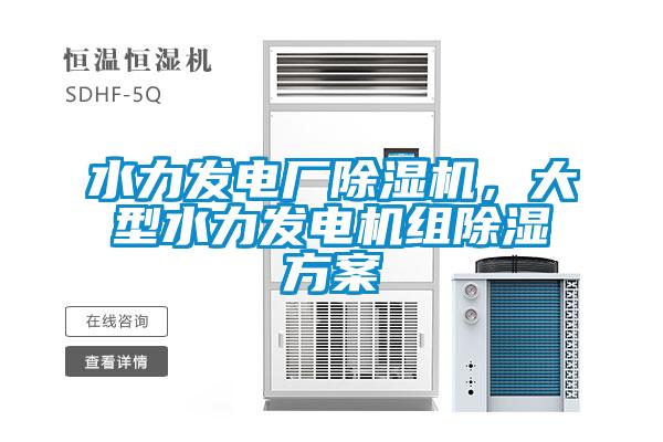 水力發(fā)電廠除濕機，大型水力發(fā)電機組除濕方案