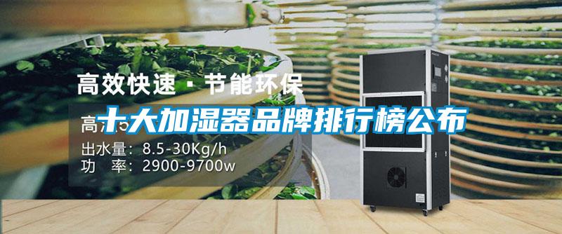 十大加濕器品牌排行榜公布