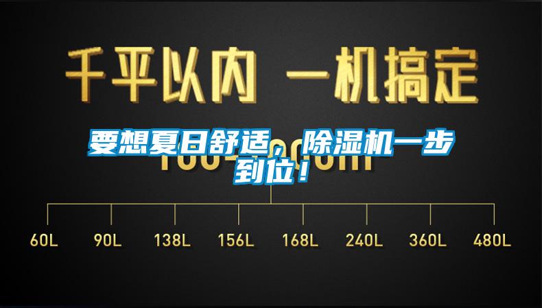 要想夏日舒適，除濕機(jī)一步到位！