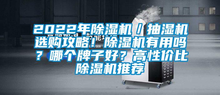 2022年除濕機／抽濕機選購攻略！除濕機有用嗎？哪個牌子好？高性價比除濕機推薦