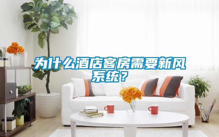 為什么酒店客房需要新風(fēng)系統(tǒng)？