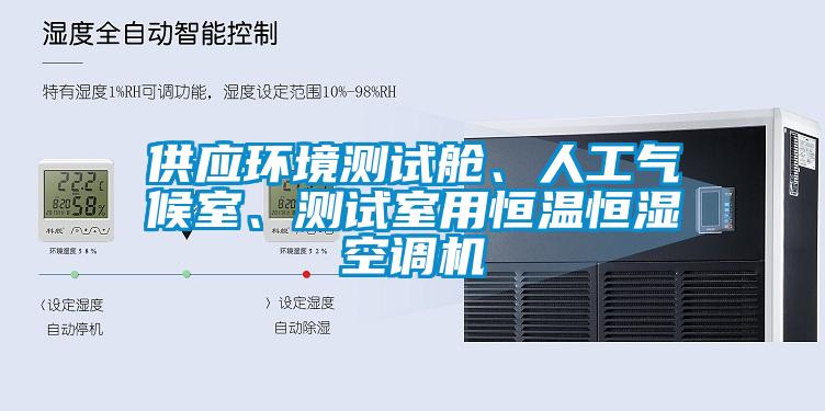 供應環(huán)境測試艙、人工氣候室、測試室用恒溫恒濕空調機