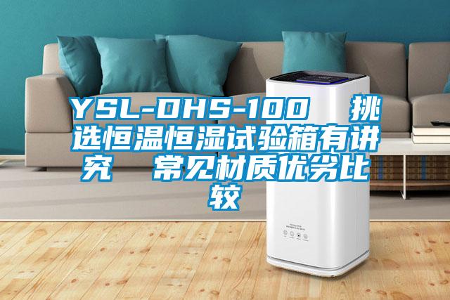 YSL-DHS-100  挑選恒溫恒濕試驗箱有講究  常見材質優(yōu)劣比較