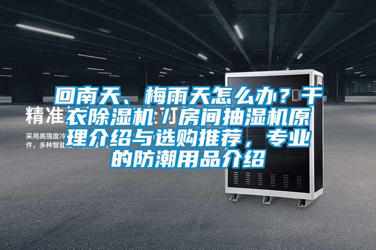 回南天、梅雨天怎么辦？干衣除濕機(jī)／房間抽濕機(jī)原理介紹與選購(gòu)?fù)扑]，專(zhuān)業(yè)的防潮用品介紹