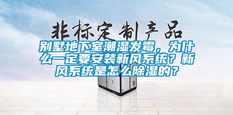 別墅地下室潮濕發(fā)霉，為什么一定要安裝新風(fēng)系統(tǒng)？新風(fēng)系統(tǒng)是怎么除濕的？