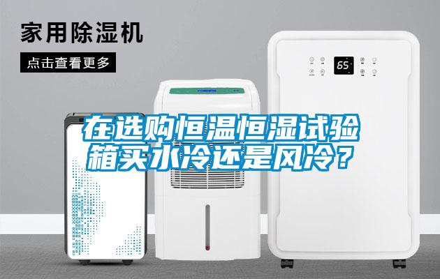 在選購恒溫恒濕試驗箱買水冷還是風(fēng)冷？