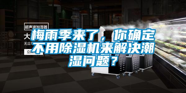 梅雨季來了，你確定不用除濕機來解決潮濕問題？