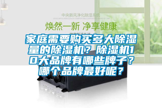 家庭需要購買多大除濕量的除濕機？除濕機10大品牌有哪些牌子？哪個品牌最好呢？