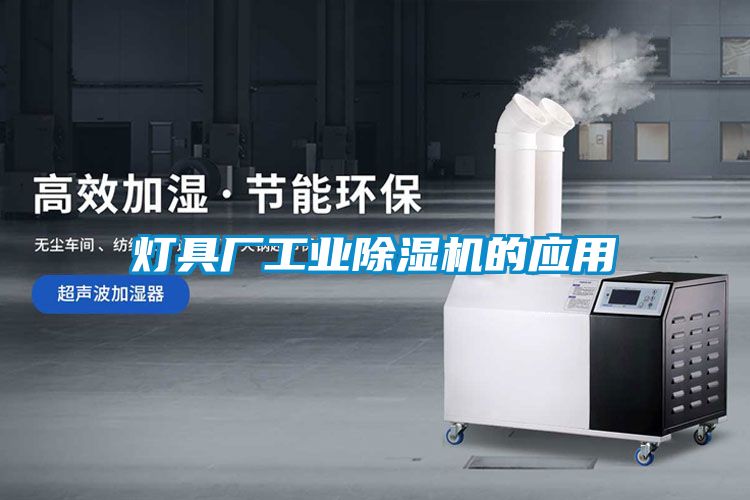 燈具廠工業(yè)除濕機的應用