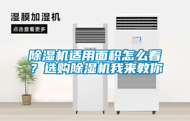 除濕機適用面積怎么看？選購除濕機我來教你