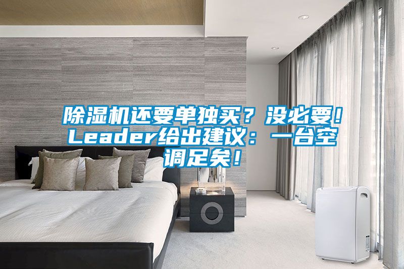 除濕機還要單獨買？沒必要！Leader給出建議：一臺空調足矣！